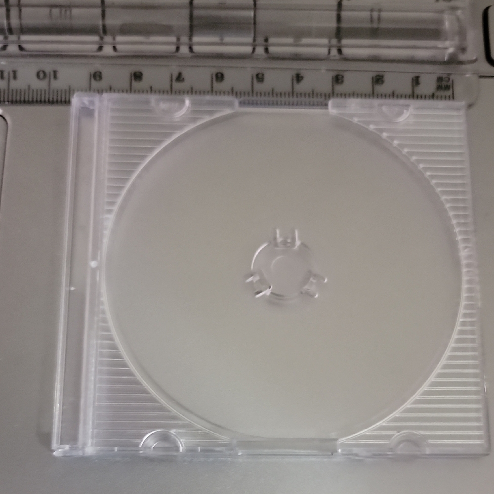 (10) Clear CD Jewel Case for Media Storage